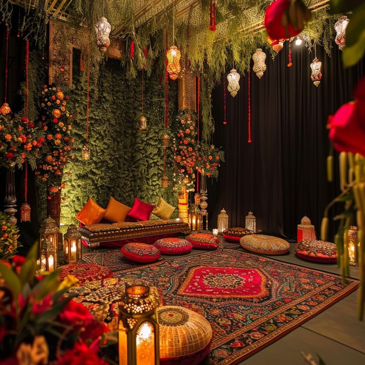 Mehendi night decoration